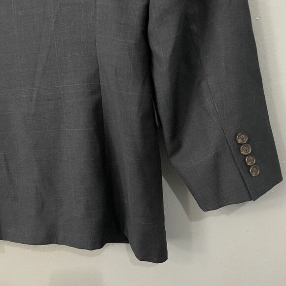 Lauren Ralph Lauren Blazer Suit Jacket Mens 46R Wool‎ Single Breasted Two Button - Picture 8 of 11